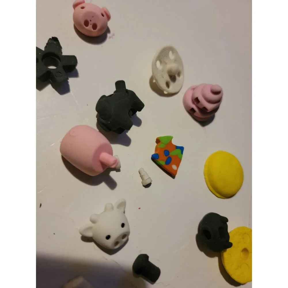 Iwako Eraser Lot Bundle Of 25+ Japanese Zoo Animals And Partial Pieces